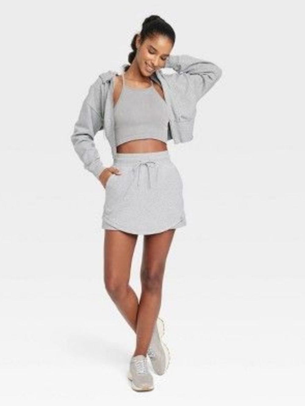 JOYLAB - WOMEN’S GREY SKORT - SIZE XS